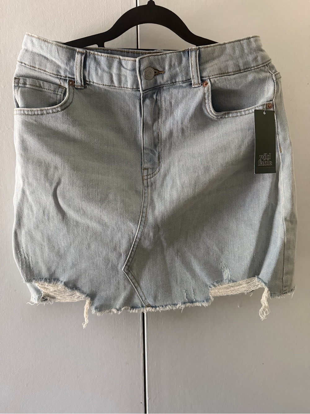 Wild Fable Light Blue Denim Skirt